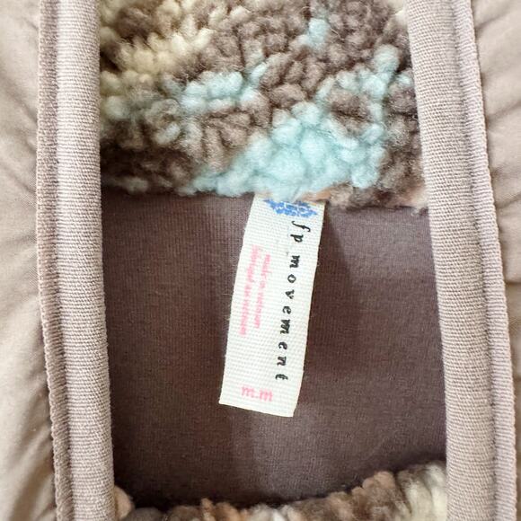 Free People Movement Hit The Slopes Fleece Pullover Desert Combo Size M - Picture 8 of 8